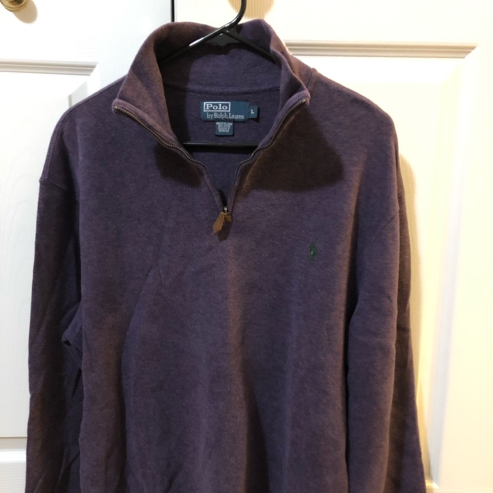 Men’s Cotton Quarter Zip Sweater
